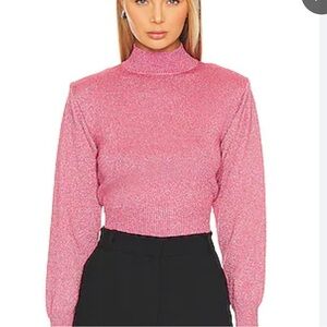 ASTR Arla Metallic Sweater XS NWOT